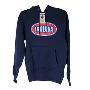 State of Mine "Indiana" Hoodie, Navy, Sz S, NWT